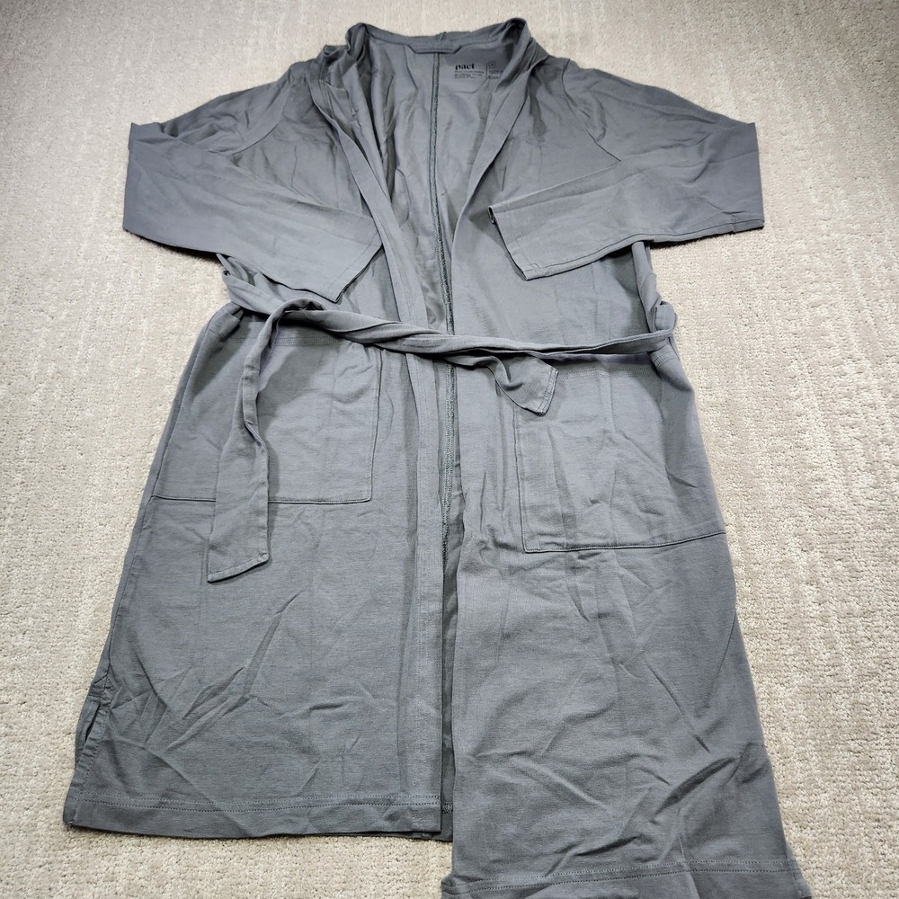 Pact Clothing Cardigan Women Medium Cool Stretch Lounge Duster Organic Cotton